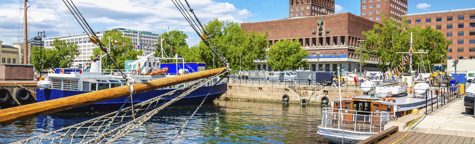 Rathaus von Oslo, Norwegen