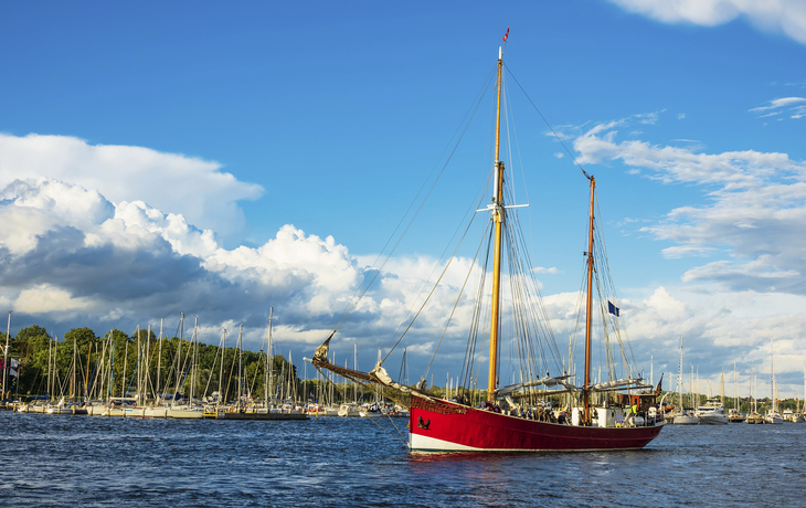 Segelevent 'Hanse Sail' in Rostock, Deutschland