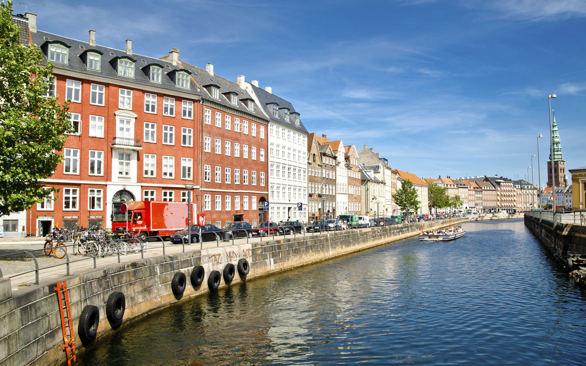 Kanäle in Kopenhagen, Dänemark