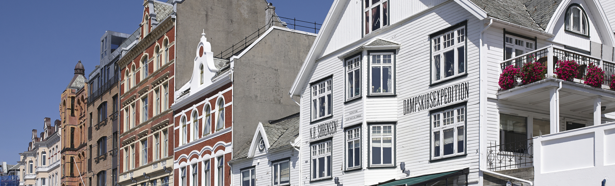 Häuser in Haugesund, Norwegen