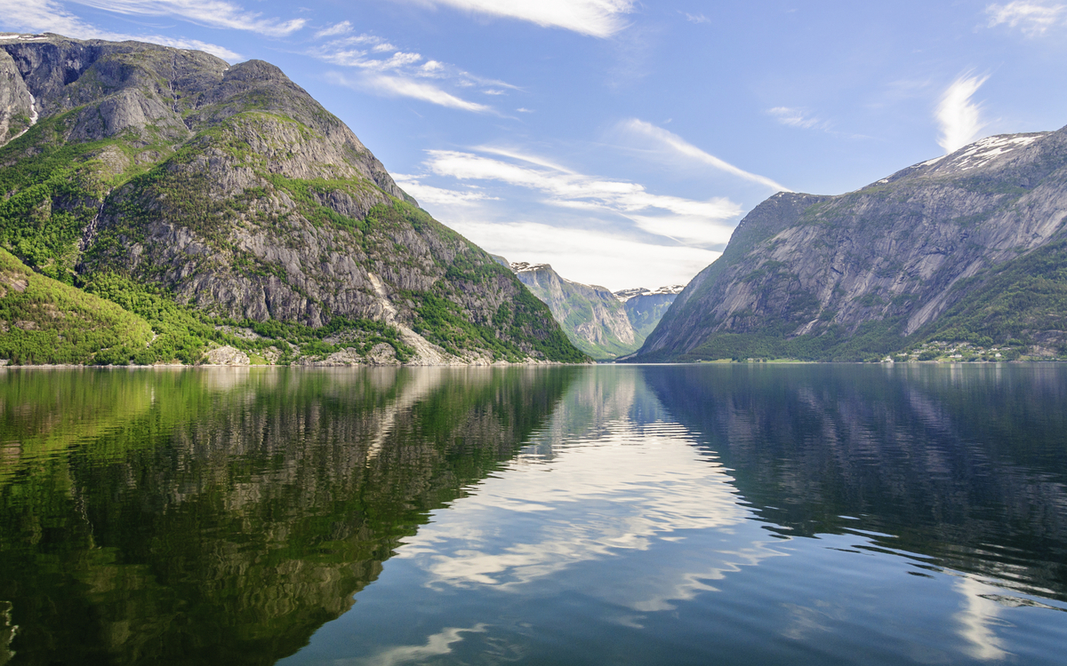 Hardangerfjord in Norwegen