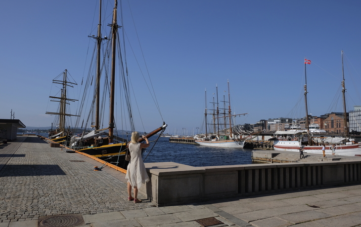 Hafen von Oslo, Norwegen