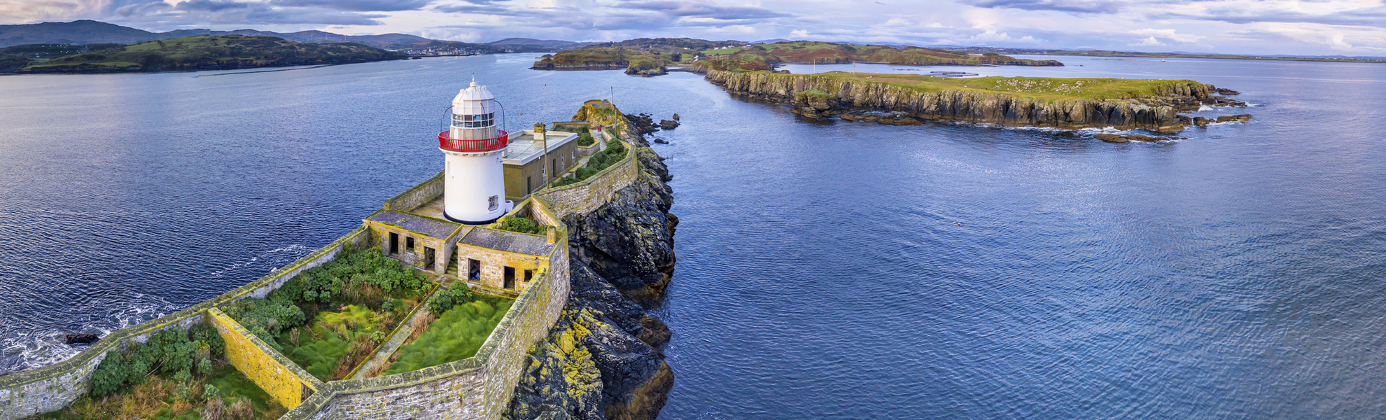 Leuchtturm auf Rotten Island, Irland