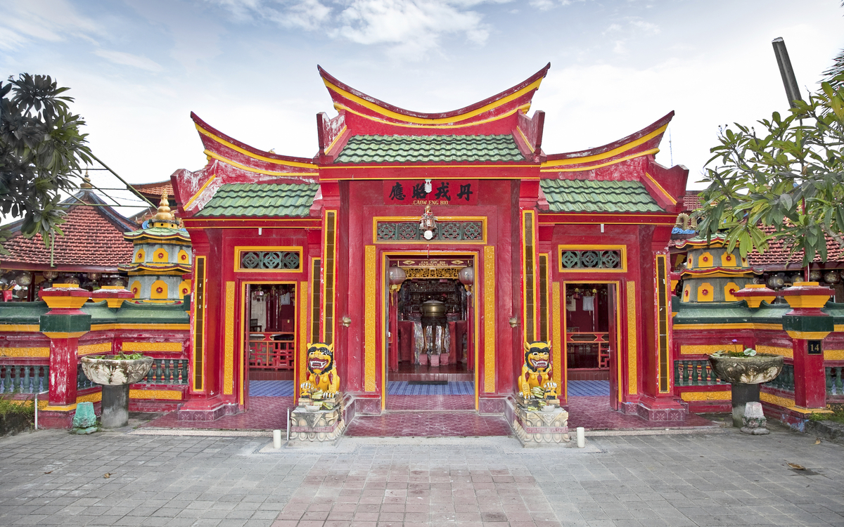 Benoa Tempel auf Bali, Indonesien