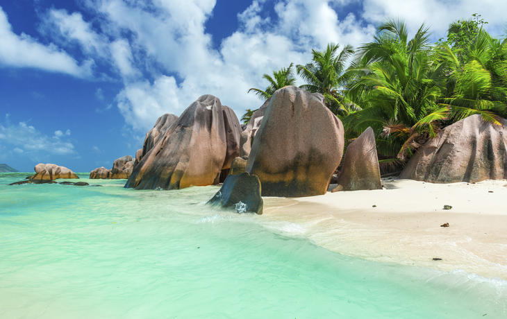 Strand Anse Source dÁrgent auf den Seychellen