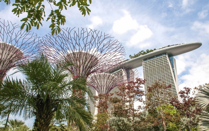 Einzigartige vertikale Gärten in Singapur