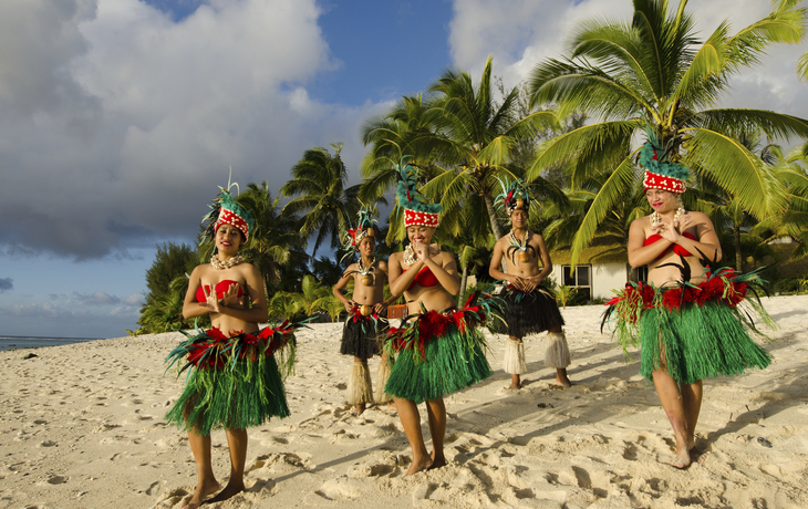 Tanzeinlage auf Tahiti, Französisch Polynesien