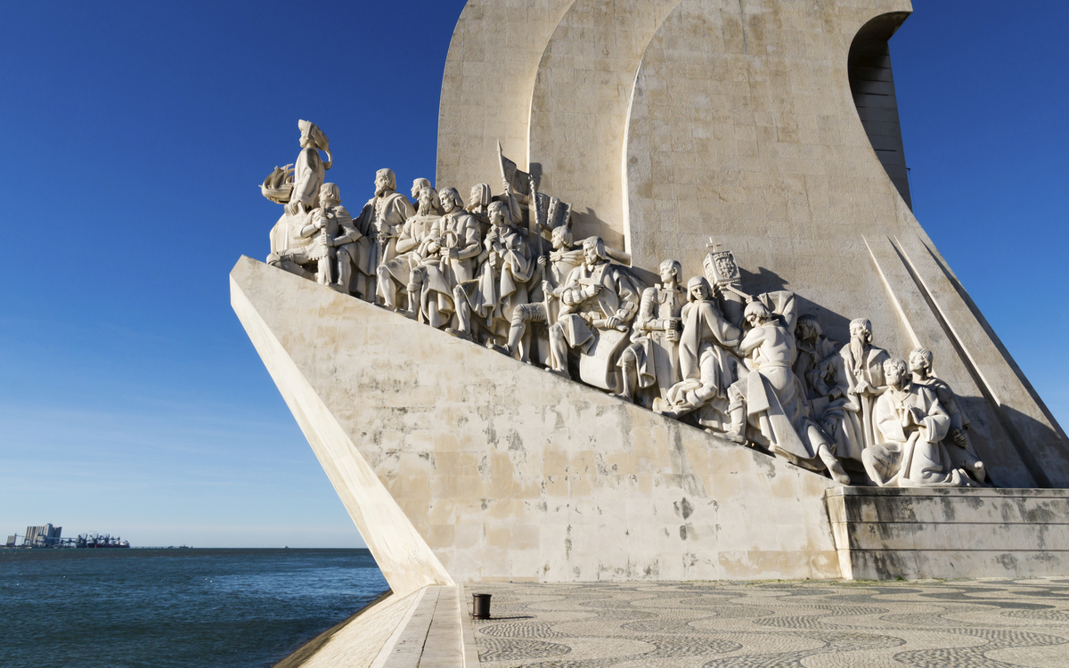 Seefahrerdenkmal in Lissabon, Portugal