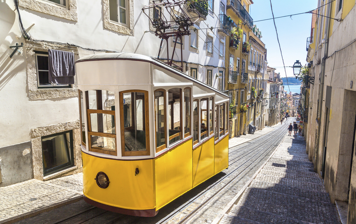 Seilbahn in Lisabon, Portugal