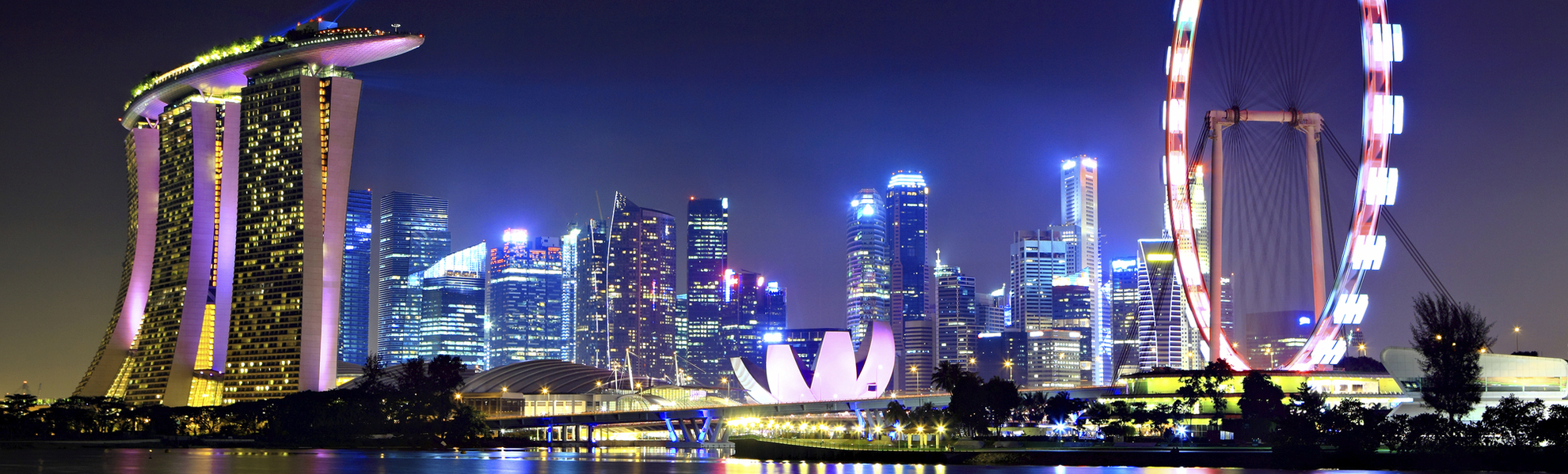 Singapur bei Nacht