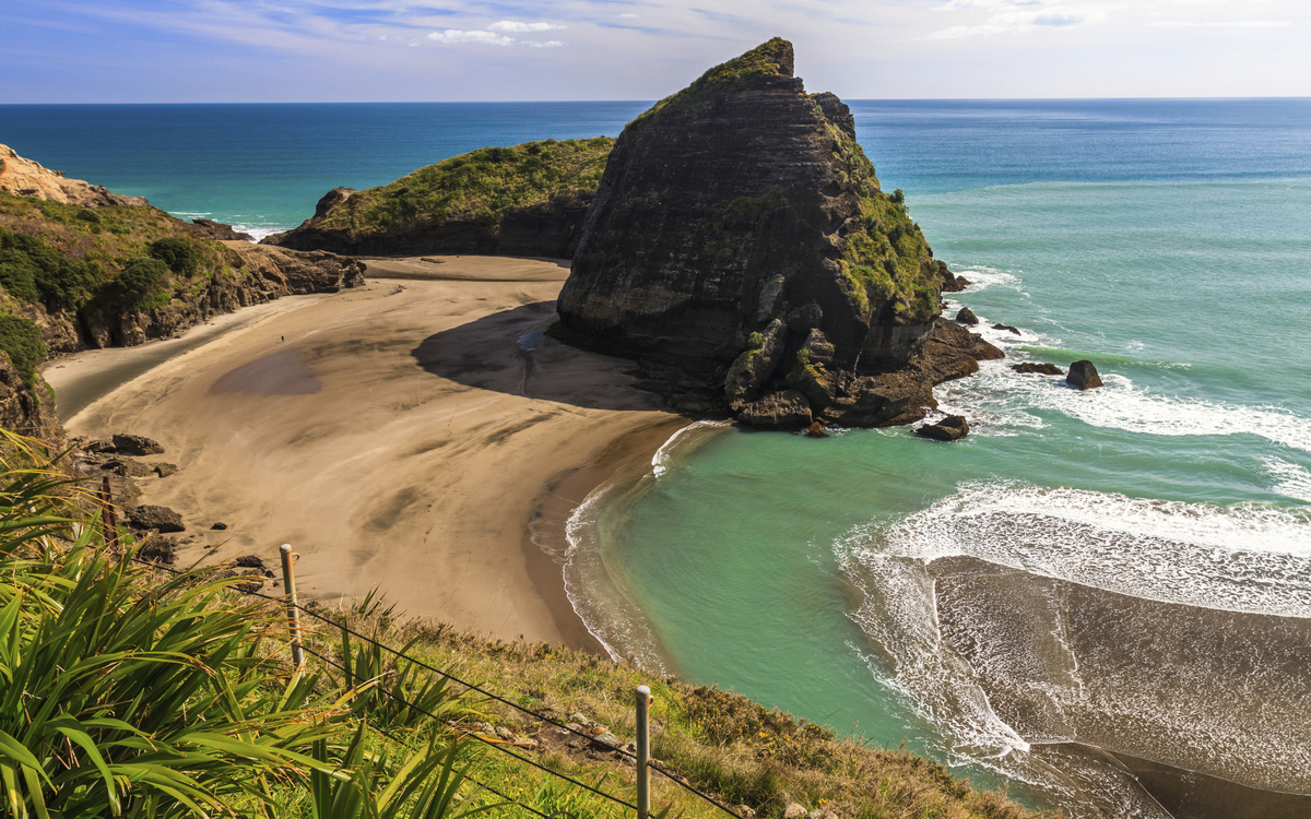 Strand von Piha, Neuseeland