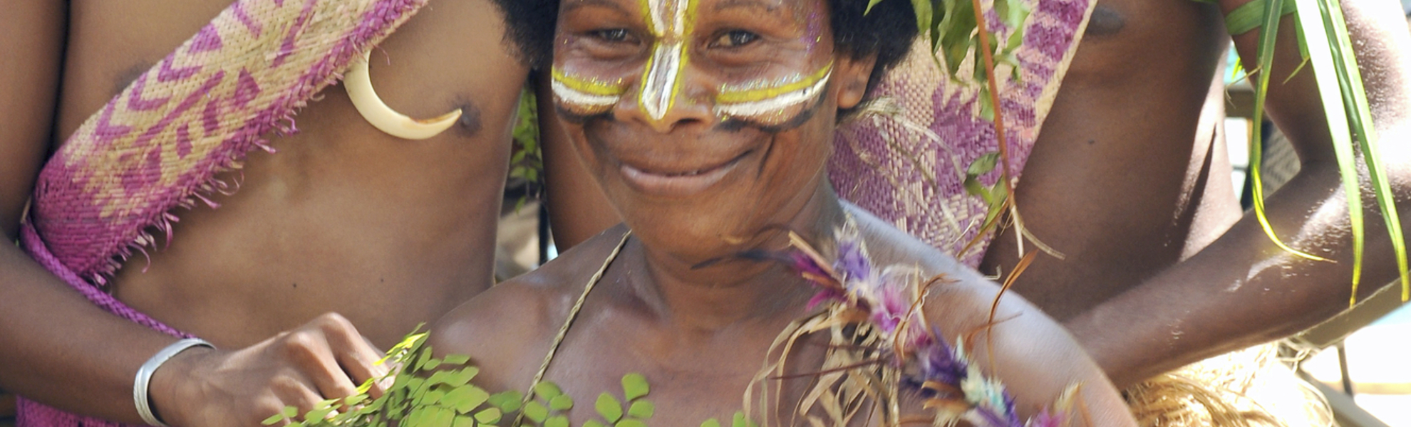 Traditionelle Trachten in Port Vila, Vanuatu