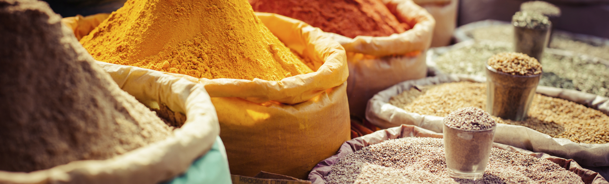 Gewürzmarkt in Indien