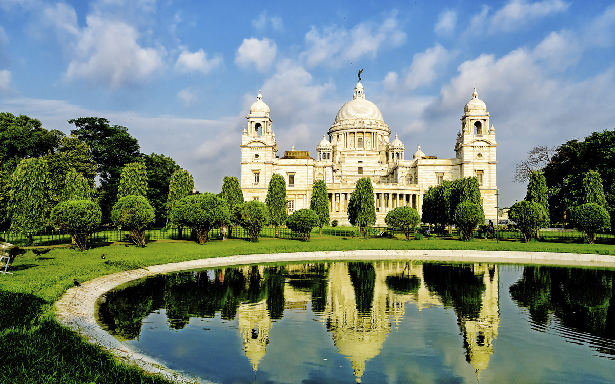 Victoria Memorial in Kalkutta, Indien