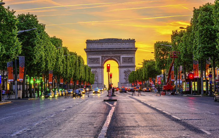 Arc de Triomphe in Paris, Frankreich