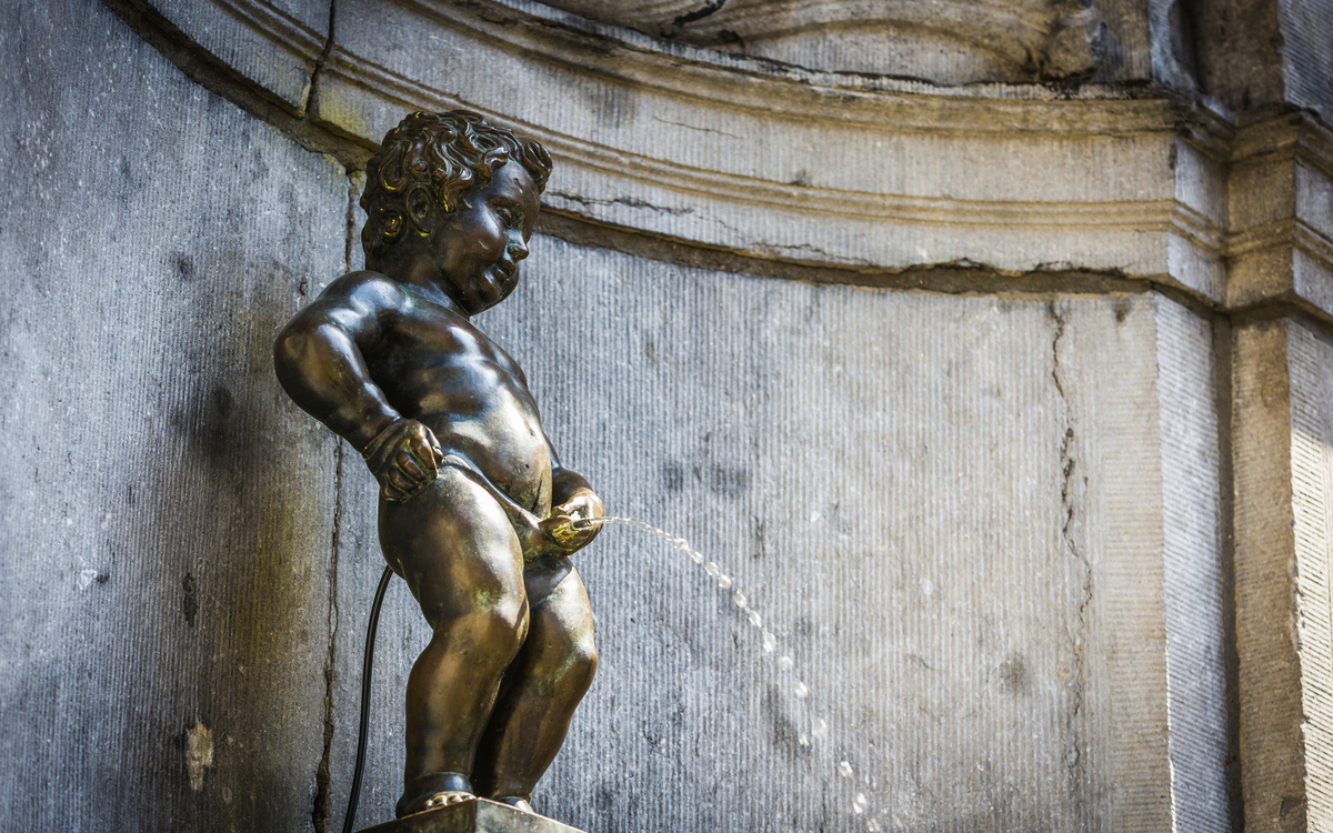 Ein Wahrzeichen Belgiens, das 