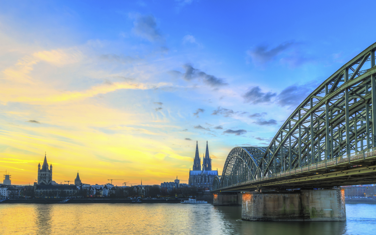 Kölner Dom und Hohenzollernbrücke, Deutschland