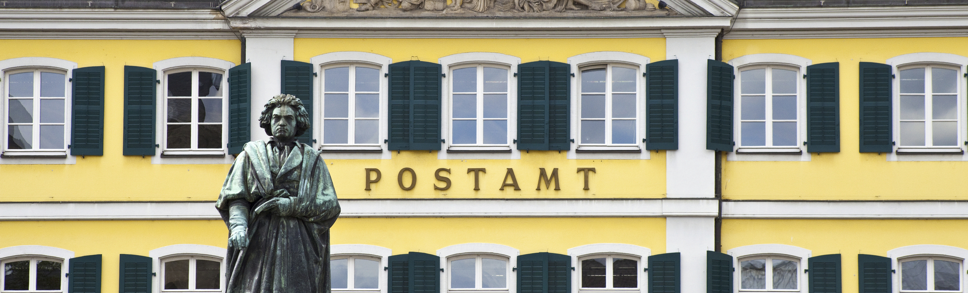 Beethovenstatue in Bonn, Deutschland