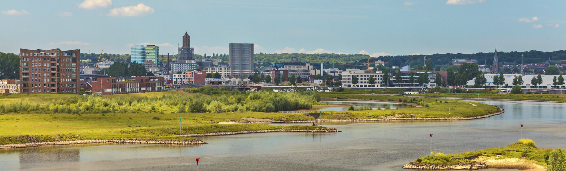 Blick auf Arnheim, Niederlande