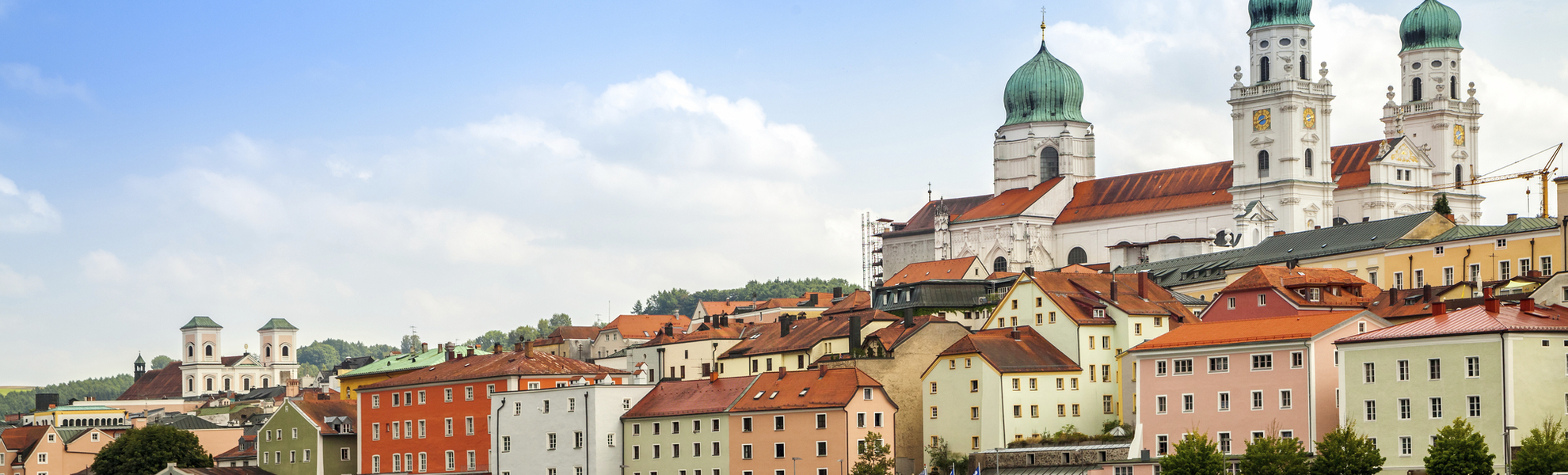 Uferpromenade von Passau, Deutschland