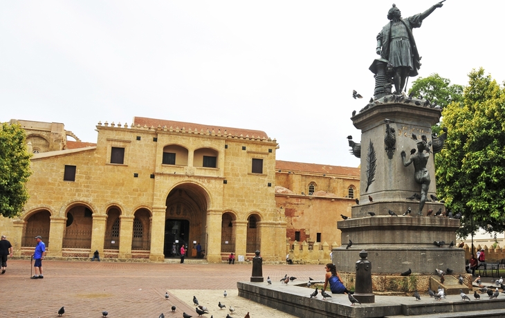 Christopher Kolumbus Statue in Santo Domingo, Dominikanische Republik