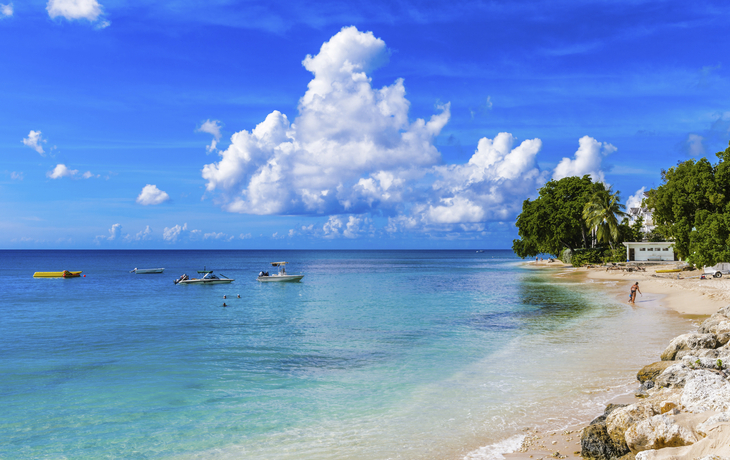 Paradiesischer Strand auf Barbados