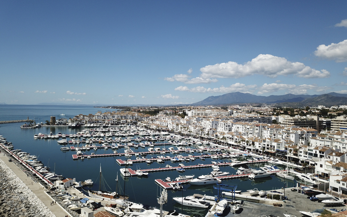 Puerto Banus Hafen in Malaga, Spanien