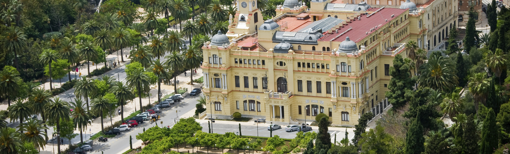 Rathaus von Malaga, Spanien
