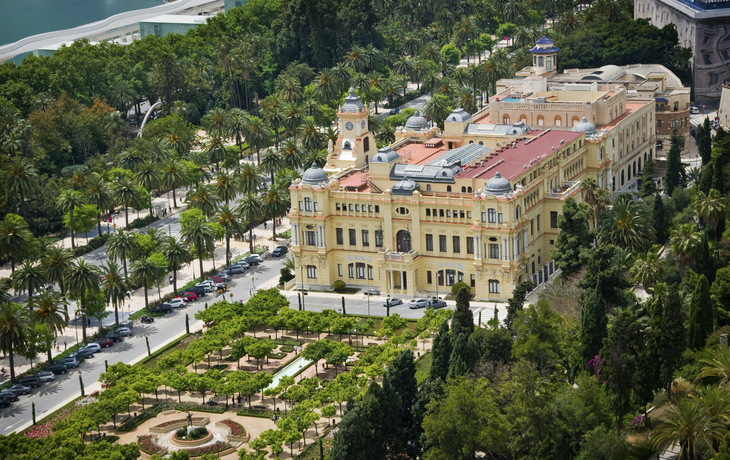Rathaus von Malaga, Spanien