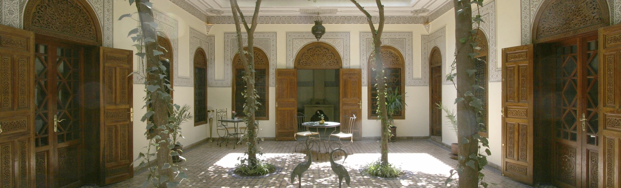 Innenhof im Hotel Riad Daria Marrakech, Marokko