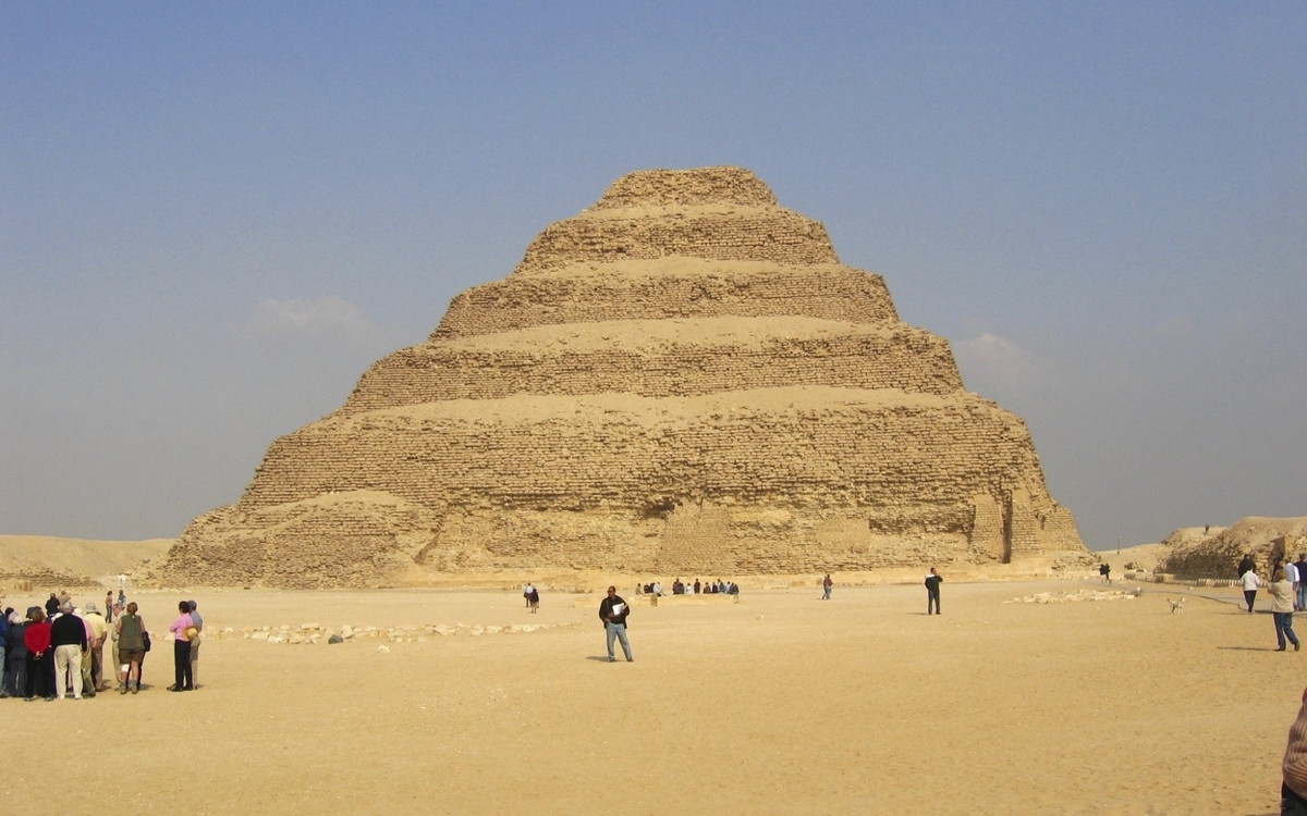 Djoser-Pyramide in Ägypten