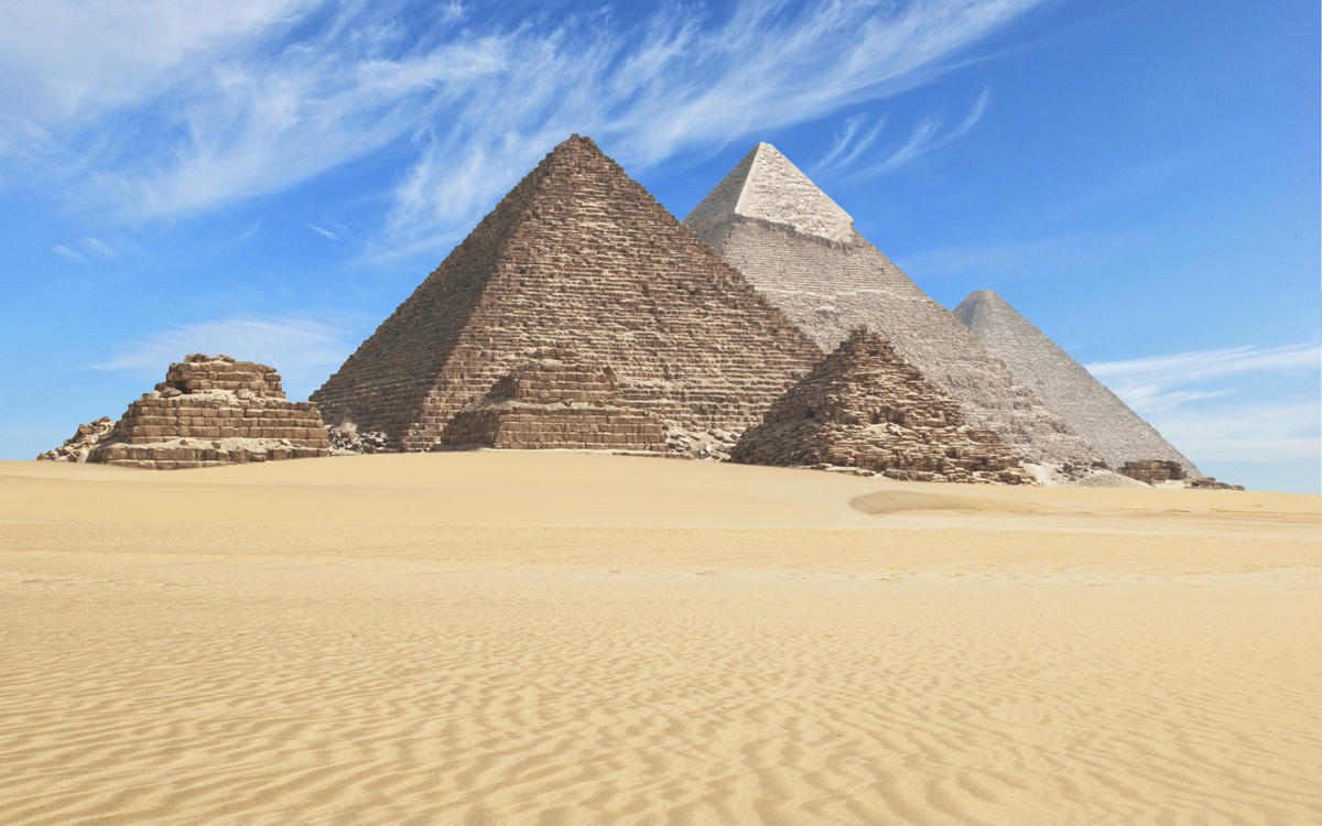 Pyramiden von Gizeh in Ägypten