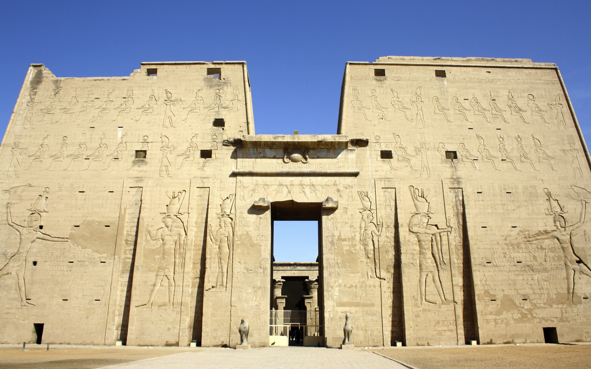 Tempel von Edfu in Ägypten