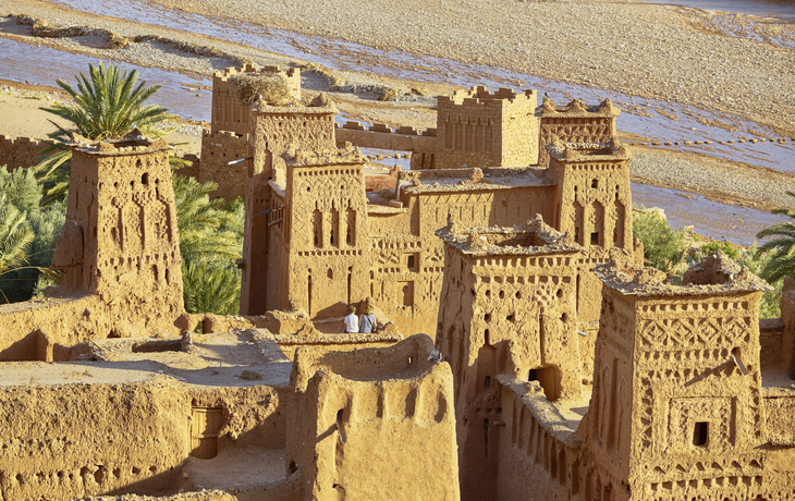 Stadt Ait-Ben-Haddou im Atlasgebirge, Marokko