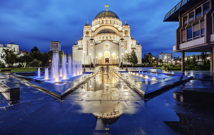 Dom des Heiligen Sava in Belgrad, Serbien