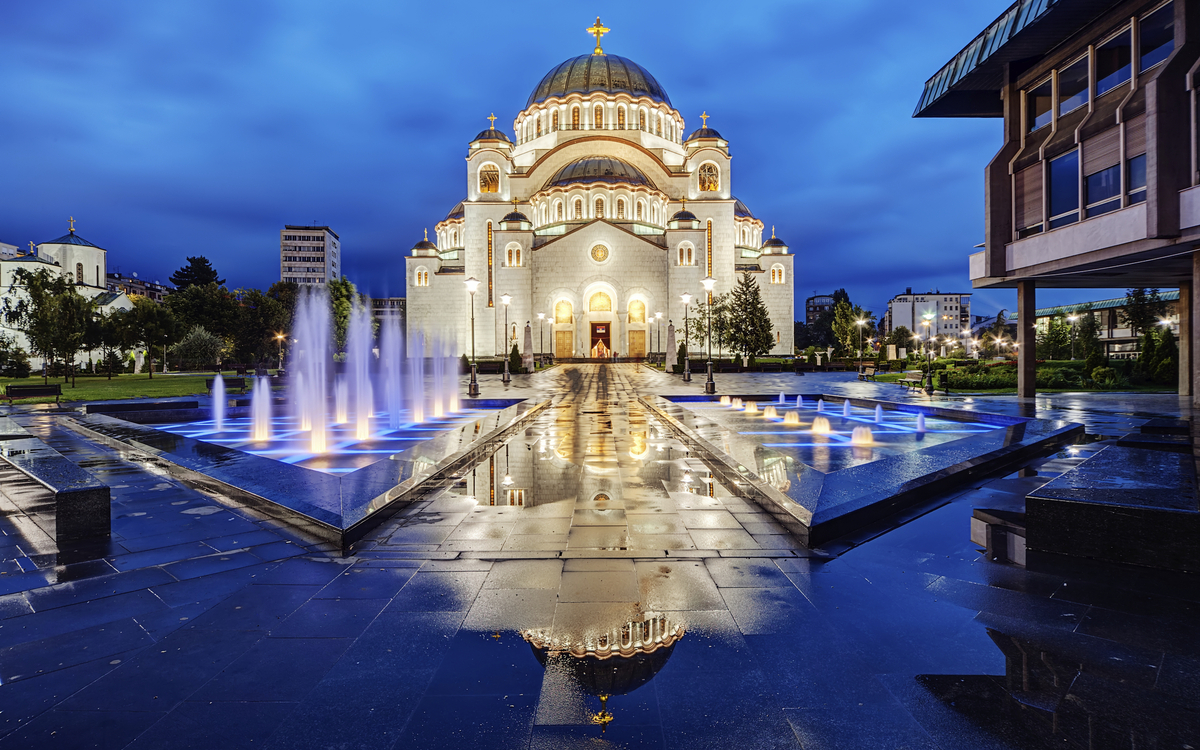 Dom des Heiligen Sava in Belgrad, Serbien