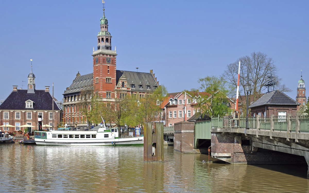 Hafen von Leer, Deutschland