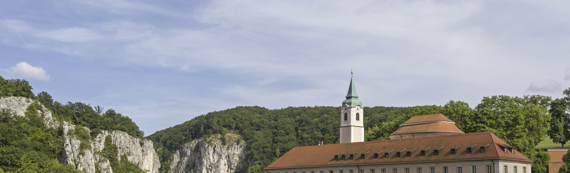 Das Kloster Weltenburg am Donaudurchbruch, Deutschland