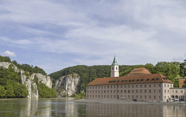 Das Kloster Weltenburg am Donaudurchbruch, Deutschland
