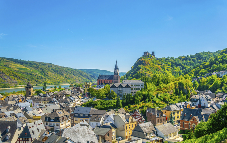 Schloss Schonburg in Oberwesel, Deutschland