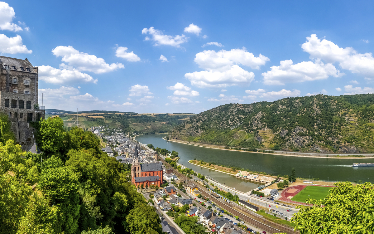 Oberwesel im Mittelrheintal