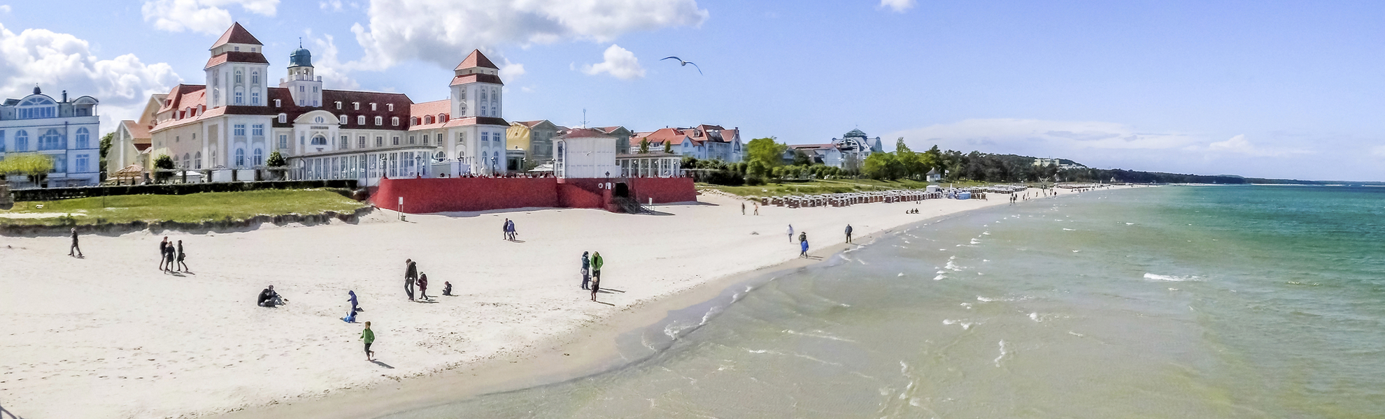 Der Strand auf Binz Deutschland