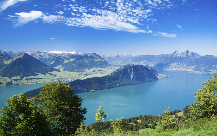 Blick auf den Vierwaldstaettersee, Schweiz