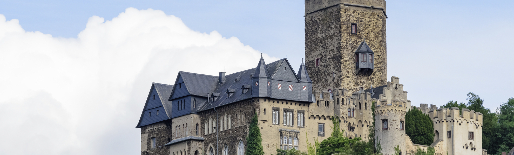 Burg Lahneck in Lahnstein, Deutschland