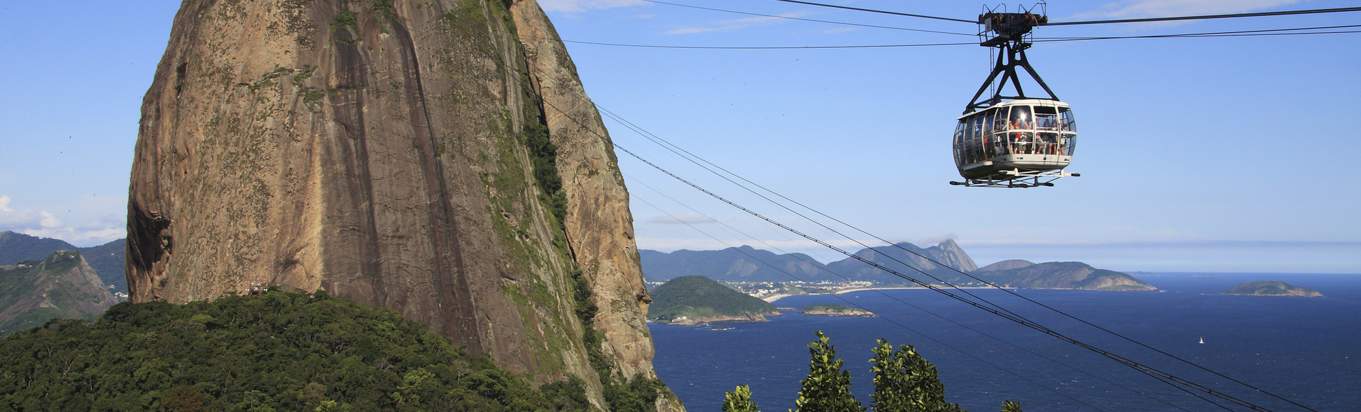 Seilbahn zum Zuckerhut in Rio de Janeiro, Brasilien