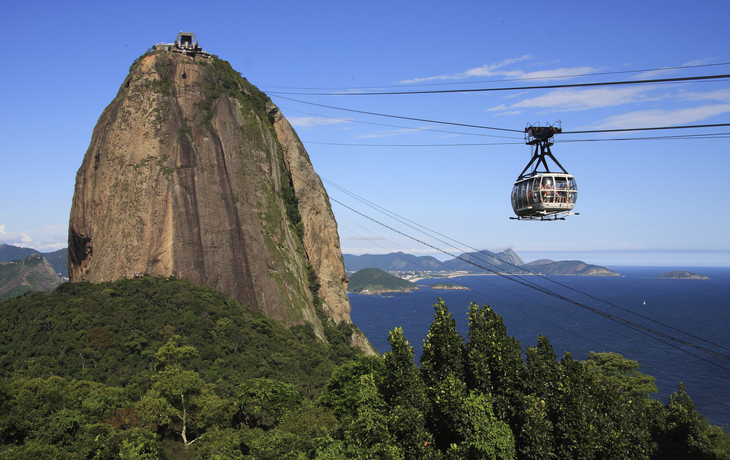 Seilbahn zum Zuckerhut in Rio de Janeiro, Brasilien