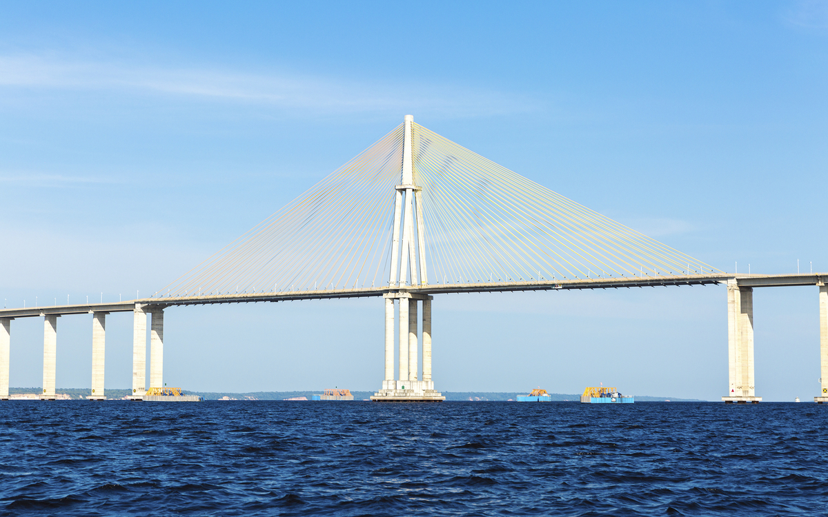 Brücke über den Rio Niterói, Brasilien