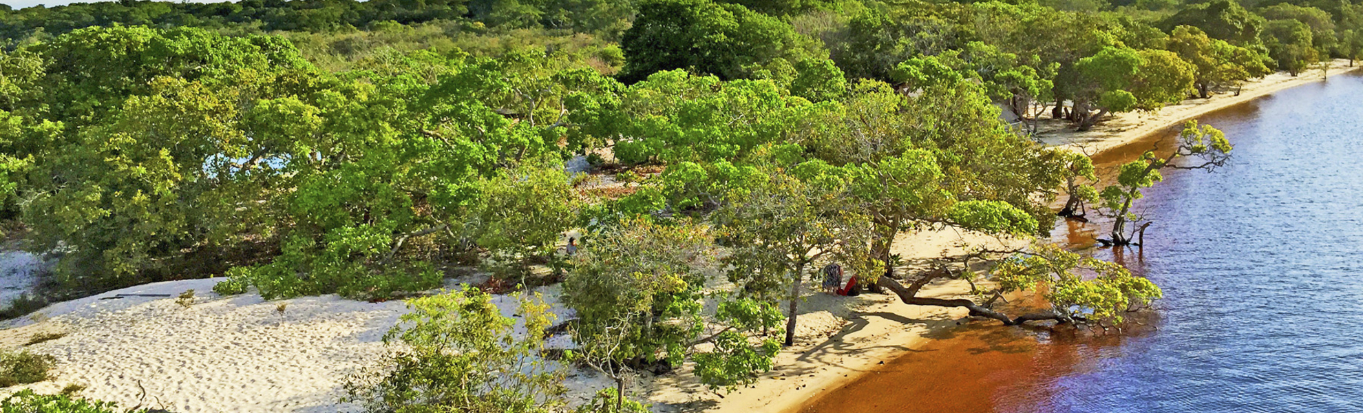 Strand nahe der Stadt Praia Grande, Brasilien