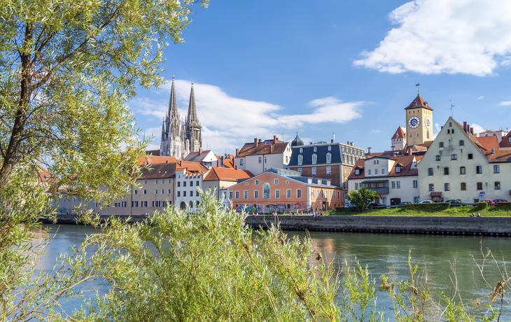 Panorama von Regensburg, Deutschland