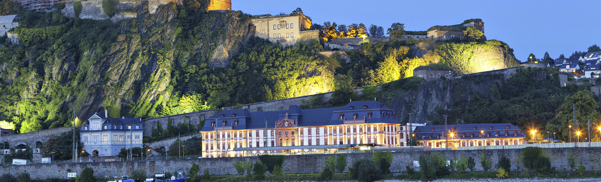 Festung Ehrenbreitstein in Koblenz, Deutschland